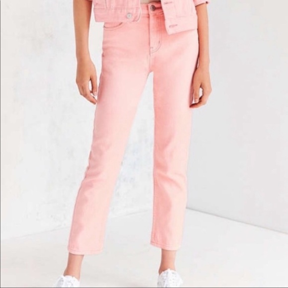 BDG Denim - BDG Pastel Pink Girlfriend High-rise Jeans 29 NWT
